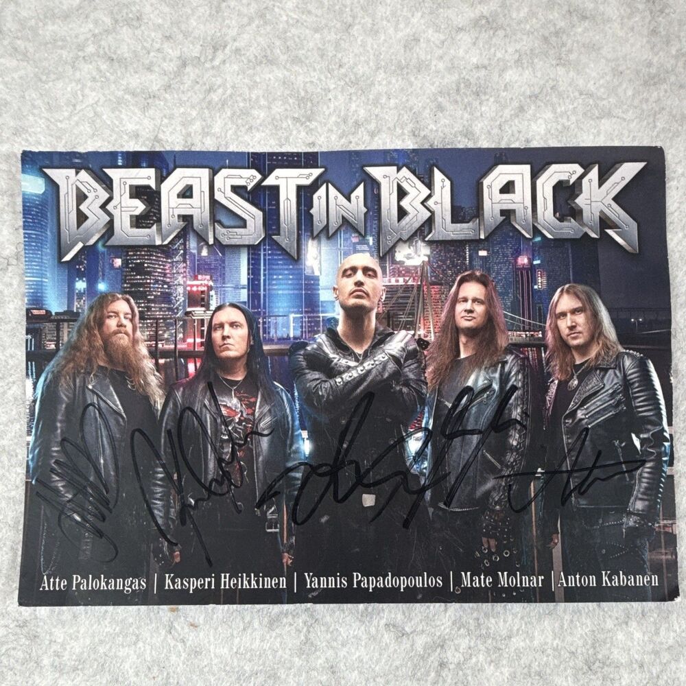 Beast In Black Autographed Signed Photograph Music Band Photo